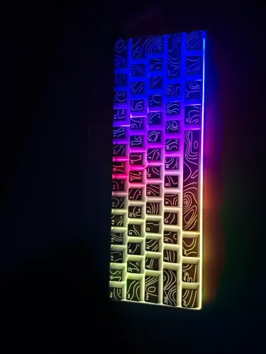 Teclado RGB membrana 60%