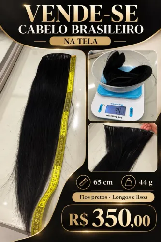 Tela de Mega Hair cabelo humano brasileiro