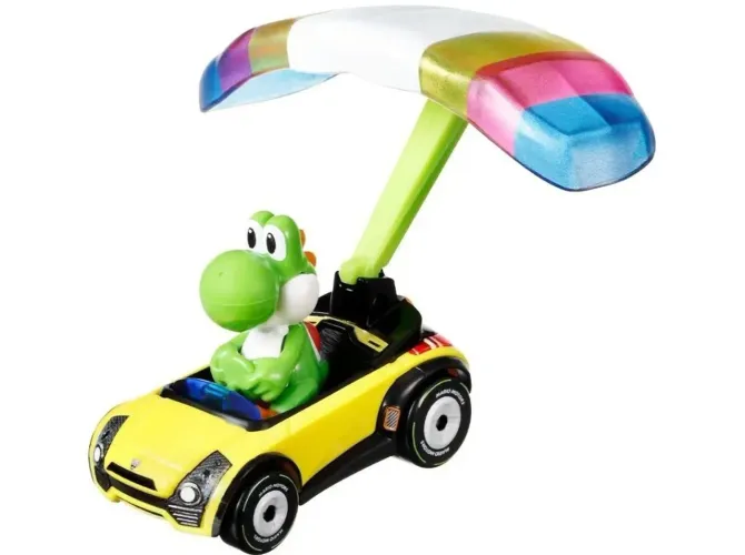 Hotwheels edição mario kart Personagem yoshi