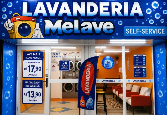 Lavanderia 24 hrs melave.60min