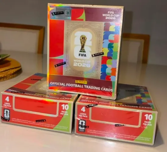 Kayou Panini WC 2026 Box lacrada com 40 cards a mais linda da copa
