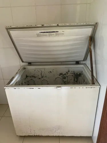 Frizzer uma porta horizontal