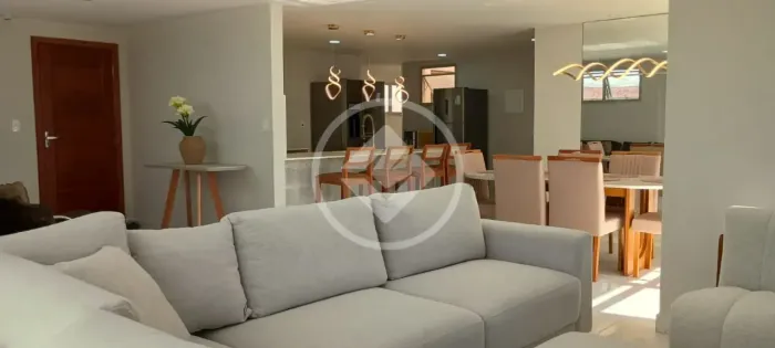 Cobertura Linear Super Agradável - Espaço com bom gosto e requinte - Mobília e Eletrodomés