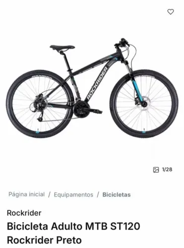 Bicicleta Rockrider MTB ST120