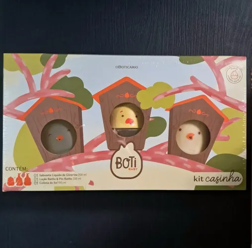 KIT BOTI BABY COM 3 PRODUTOS OBOTICÁRIO