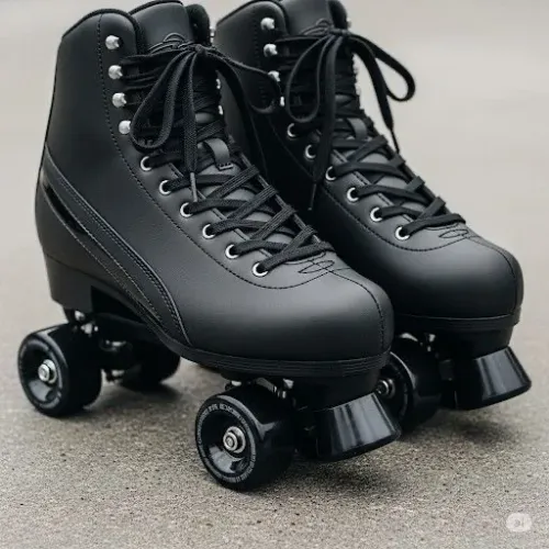Patins de 4 rodas preto