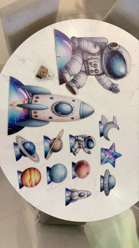 Kit de festa display Galáxia / Astronauta