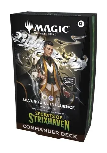 Commander Deck - Secrets of Strixhaven - Silverquill Influence Magic The Gathering 
