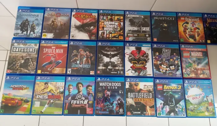Jogos PS4 Semi-Novos VALORES nas fotos