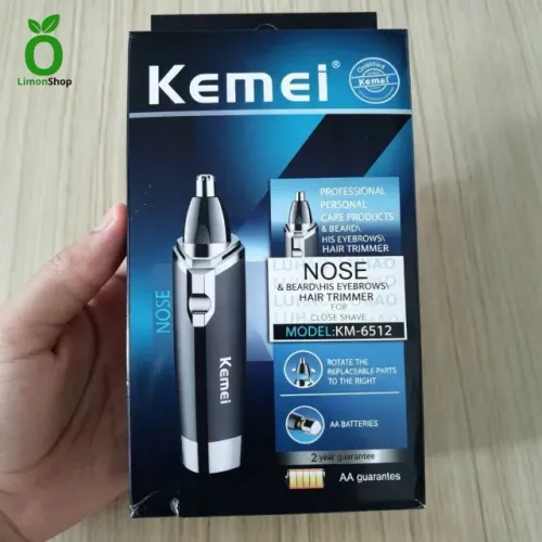 Aparador de Pelos Kemei - Nariz e Orelhas com Praticidade