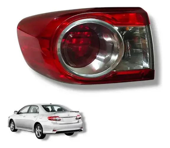 Lanterna Traseira Toyota Corolla 2012 2013 Sem Led Esquerda Esquerdo/motorista Vermelho