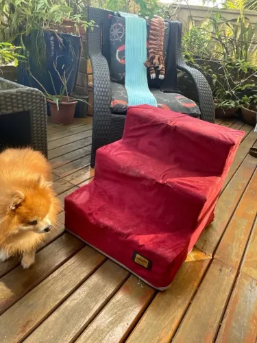 Escada Pet de Espuma Rígida / Degraus para Cães Pequenos ou Idosos