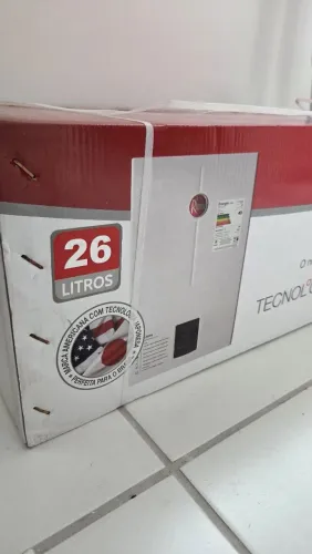 Aquecedor gás Rheem 26L GLP Novo