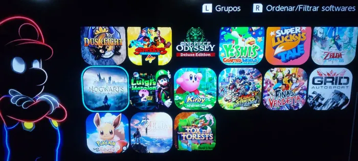Nitendo switch oled novo