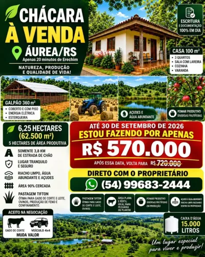 Vendo Chácara