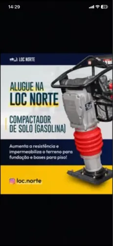 Compactador de solo | Locação 
