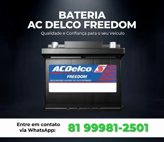Bateria de carro acdelco - entrega imediata