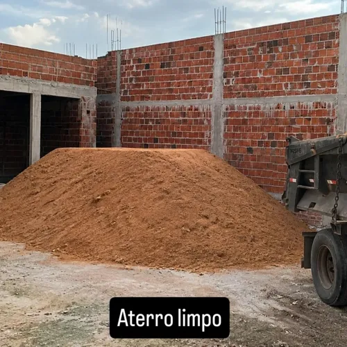 Aterro limpo de primeira 6m e 12 m
