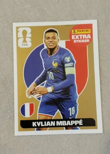 Extra Sticker Mbappe Gold (Ouro) - Copa do Mundo 2026