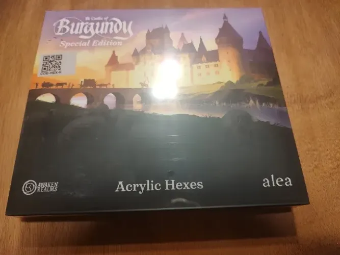 Hexagonos de Acrilico Castles of Burgundy Special Edition Lacrado