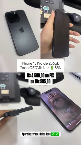 iPhone 15 Pro 256gb semizero 