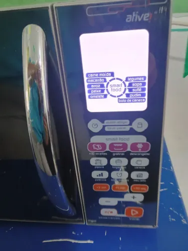 Microondas Espelhado Brastemp inox touch 30 litros 110v SÓ INTERESSADOS POR FAVOR 