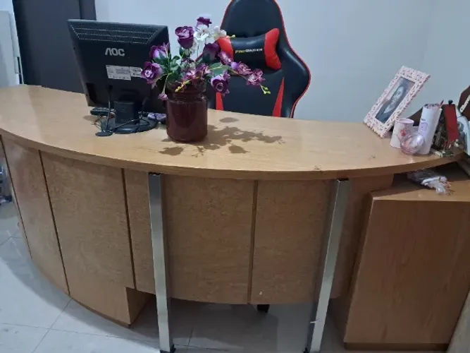 Balcão de recepção