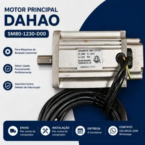 Motor Principal Para Maquina de Bordado
