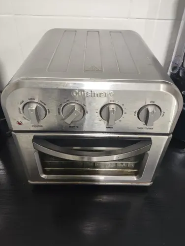 Forno Air Fryer Cuisinart Inox Fritadeira sem Óleo e Forno