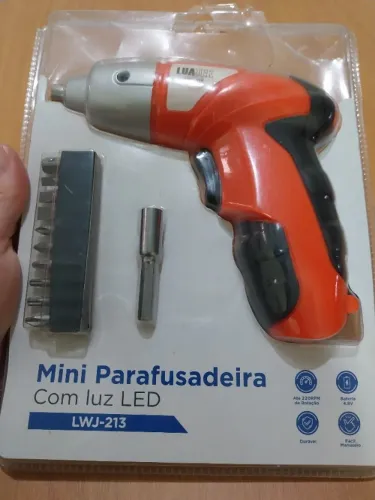 Parafusadeira portátil perfeita para reformas em casa últimas peças Ultimas unidades