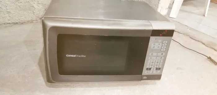 Microondas com defeito