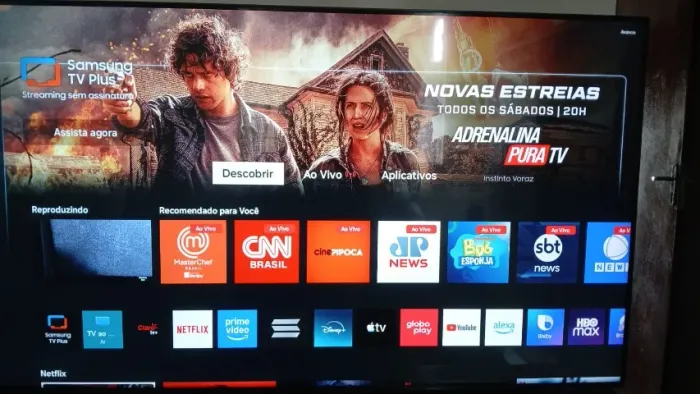 Televisão 4K Cristal Samsung 55BU8000