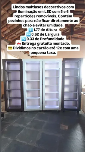 Entrega gratuita montado, lindos multiusos decorativos com iluminação em LED.