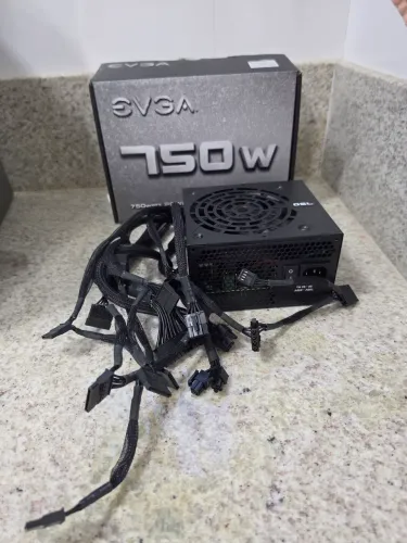 Fonte EVGA 750W 80 plus bronze