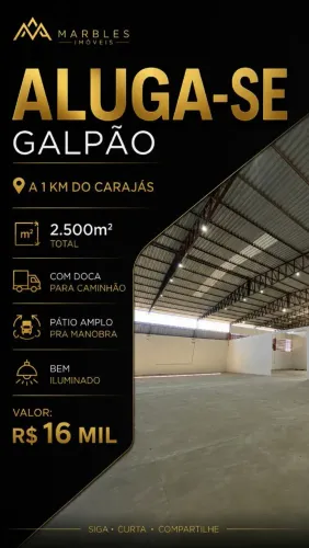 Galpão a 1 km do Carajás