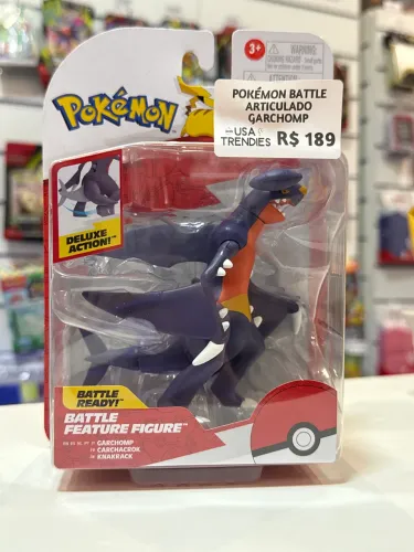 Action Articulada Original Pokémon Importada Garchomp