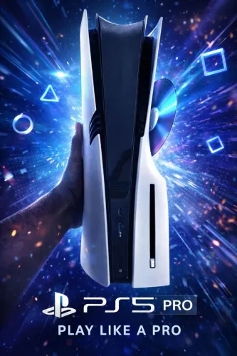 PlayStation 5 Pro com leitor de disco