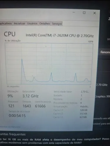 Notebook i7 Dell Xps 15