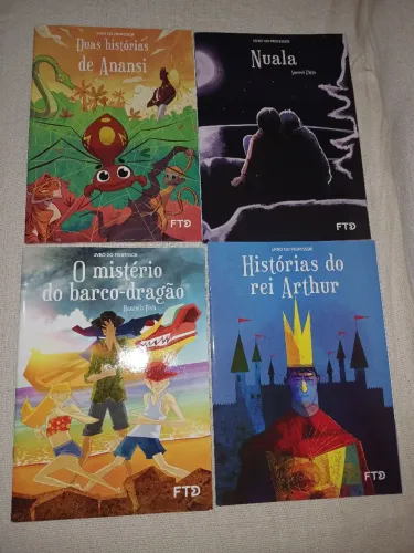 As histórias de Amâncio, O mistério do barco-dragão, Nuala e Histórias do Rei Arthur