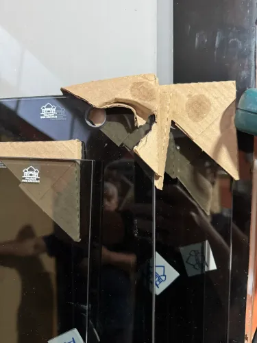 Vidros temperados 8mm fume - Novo oportunidade