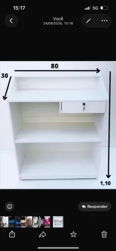 Balcão recepção