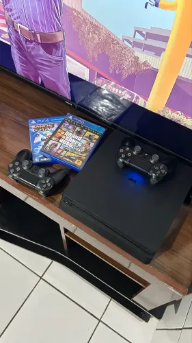 PS4 SLIM 1TB - IMPECÁVEL