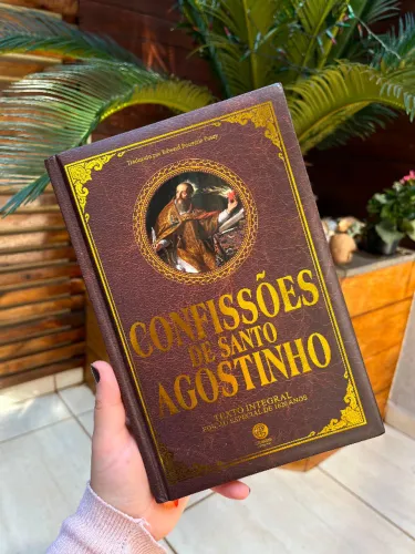 Confissões de Santo Agostinho - Edição de Luxo Almofadada