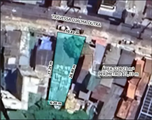 Terreno com 228 m² - Possui 1 galpão + 2 kitnets - Telégrafo - Belém - PA