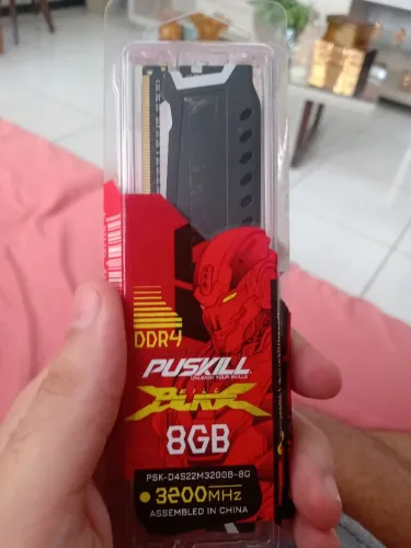 Memória ram 8gb 3200mhz DDR 4 Puskill Killblade