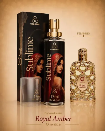 Perfume Sublime 17ml ? Amber ? Feminino Elegante