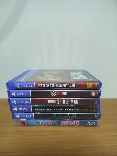 Lote de 6 Jogos Playstation 4 e 3!