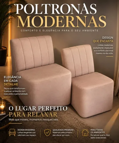 2 poltrona rose nova