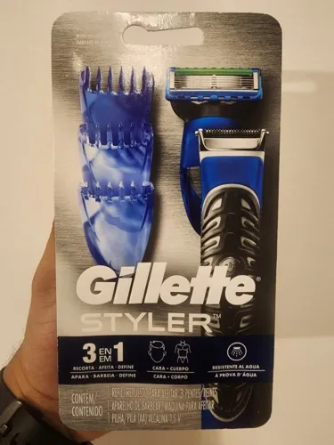 Aparelho de Barbear Elétrico Gillette Styler Barba e Corpo