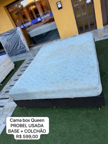 Colchão QUEEN PROBEL USADO COM CAMA